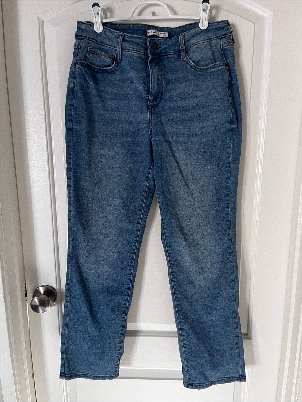Nine West Slim Straight Leg Jeans